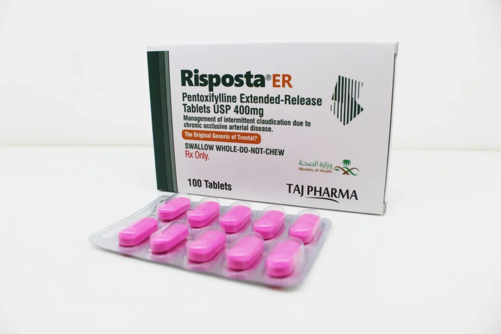 Pentoxifylline Extended Release 400mg Tablets Manufacturer Supplier