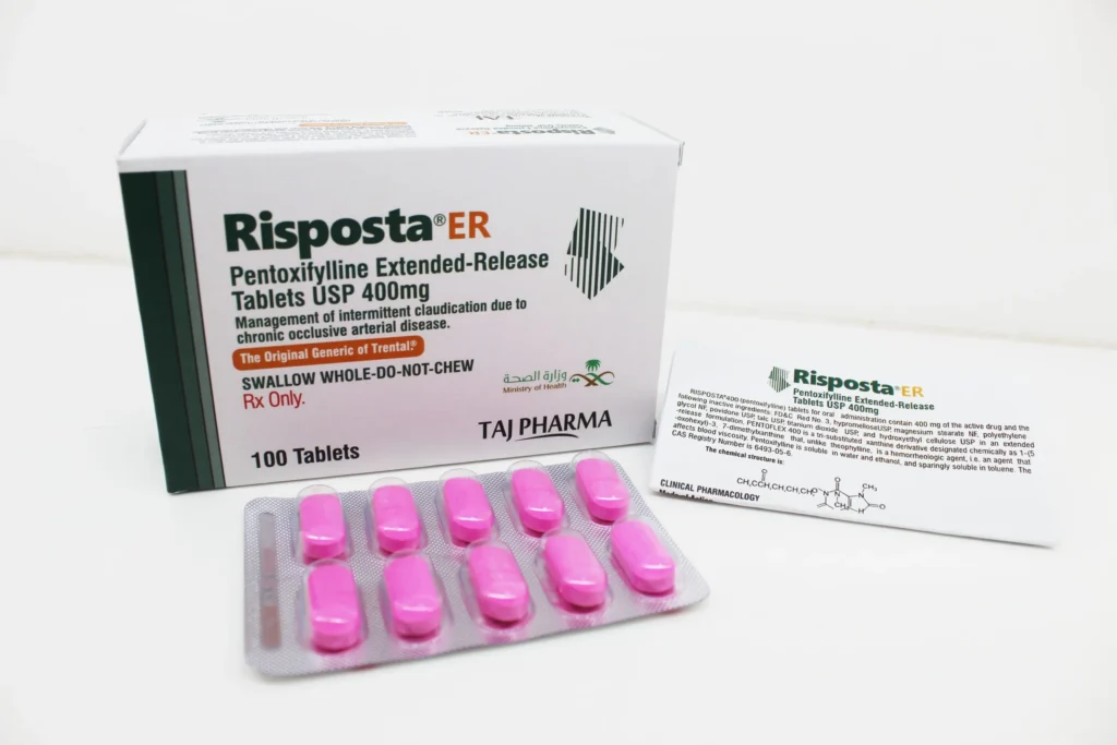 Pentoxifylline Extended Release 400mg Tablets Manufacturer Suppliers in India