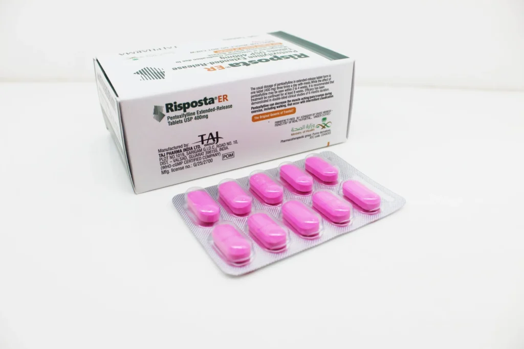 Pentoxifylline Extended Release 400mg Tablets Manufacturer Vapi Gujarat