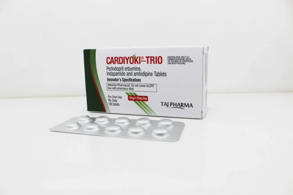 Perindopril Erbumine 10mg, Indapamide 1.25mg, Amlodipine 5mg Tablets Manufacturers India & Pioneer Exporters