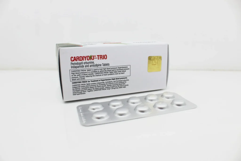 Perindopril erbumine 10mg, Indapamide 1.25mg, Amlodipine 5mg Tablets Supplier in Vapi, Gujarat