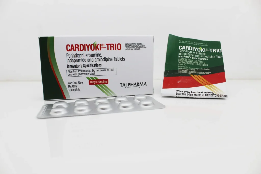 Perindopril erbumine 10mg, Indapamide 1.25mg, Amlodipine 5mg Tablets Supplier