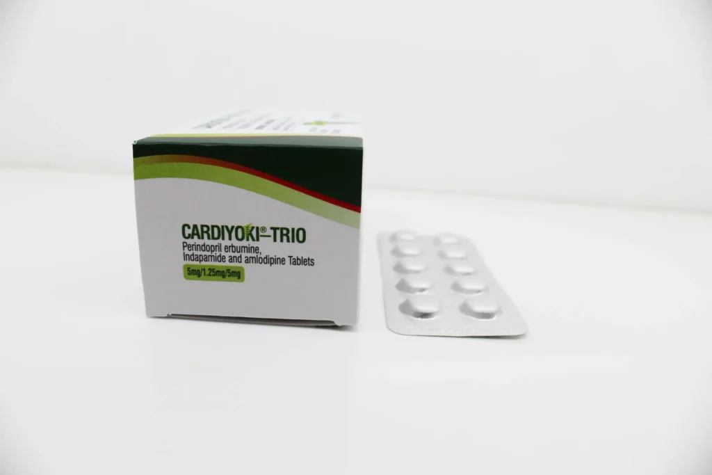 Perindopril Erbumine 5mg, Indapamide 1.25mg, Amlodipine 5mg Tablets Manufacturer, Supplier in Vapi, Gujarat