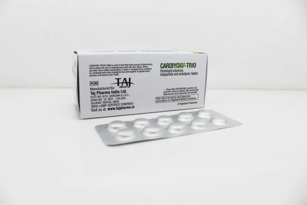 Perindopril erbumine 5mg Indapamide 1.25mg Amlodipine 5mg Tablets Manufacturers PAN India
