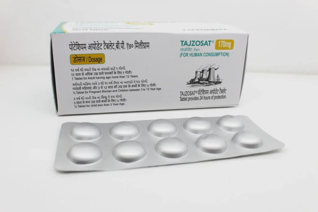 Potassium Iodate Tablets 170mg Tablets Contract Manufacturers
