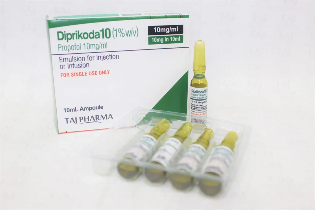 Propofol 1% 10mg (Diprikoda 10) exporters India