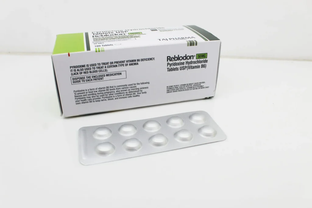 Pyridoxine 50mg Tablets Exporters in India