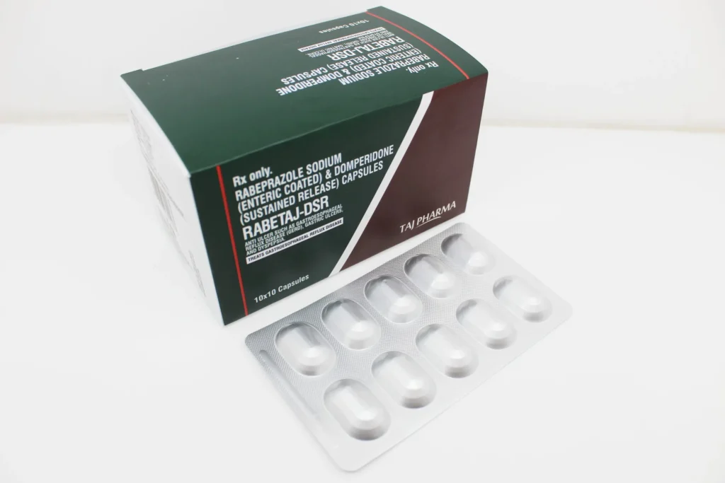 Rabeprazole 40mg Domperidone 30mg Capsules Manufacturer in Mumbai