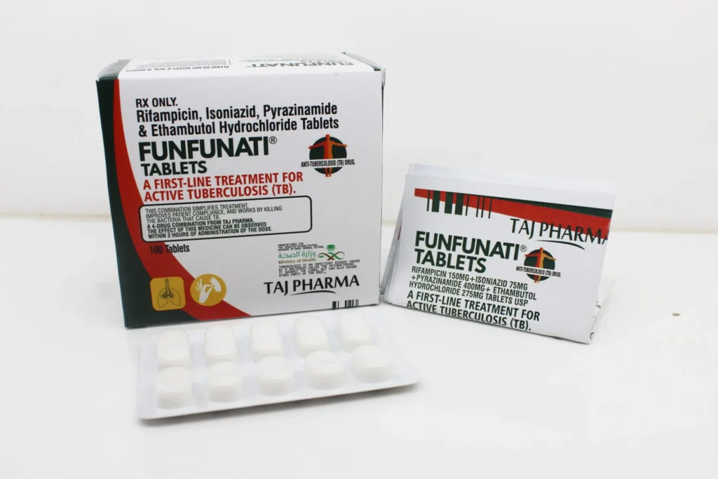 Rifampicin 150mg Isoniazid 75mg Pyrazinamide 400mg Ethambutol Hydrochloride 275mg Tablets PAN India Manufacturer