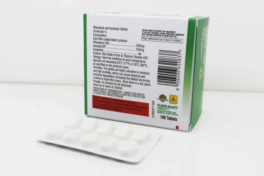 Rifampicin 300mg and Isoniazide 150mg Tablets Manufacturer Suppliers in India