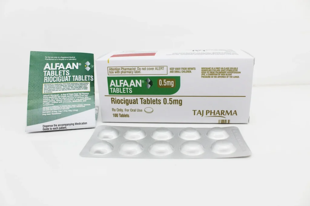 Riociguat 0.5mg Tablets Manufacturer Supplier and PCD Pharma Franchise