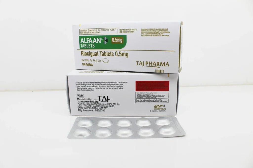 Riociguat 0.5mg Tablets Manufacturers India Suppliers