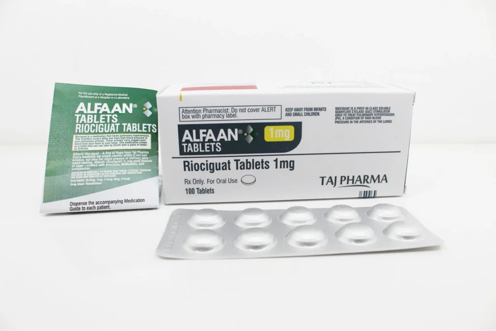 Riociguat 1mg Tablets Manufacturer Supplier and PCD Pharma Franchise