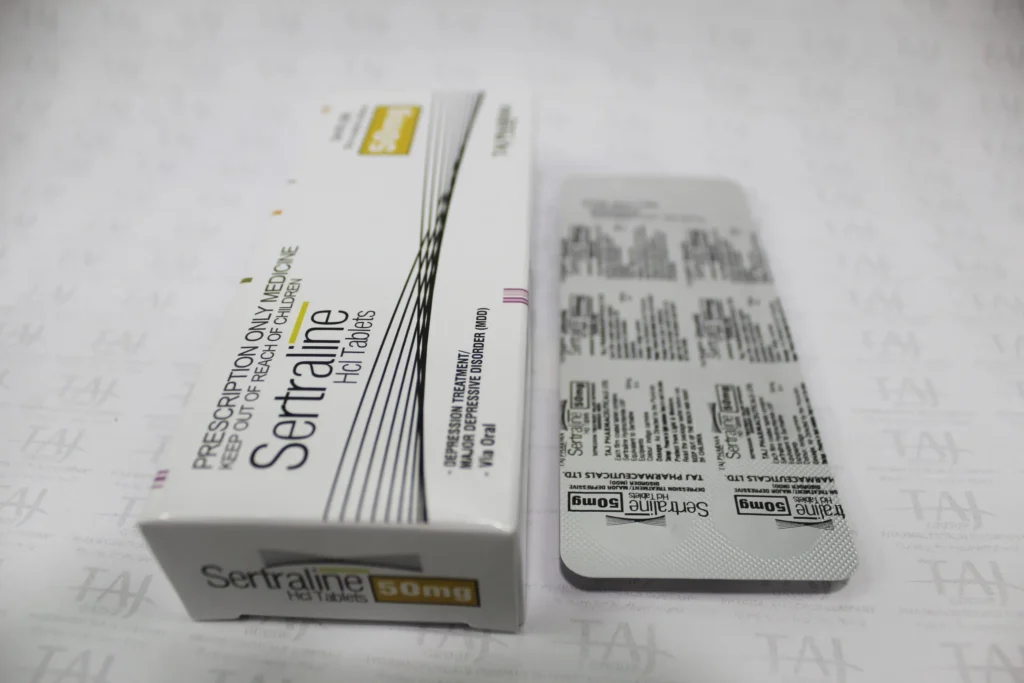 Sertraline Hcl Tablets 50mg Taj Pharmaceuticals