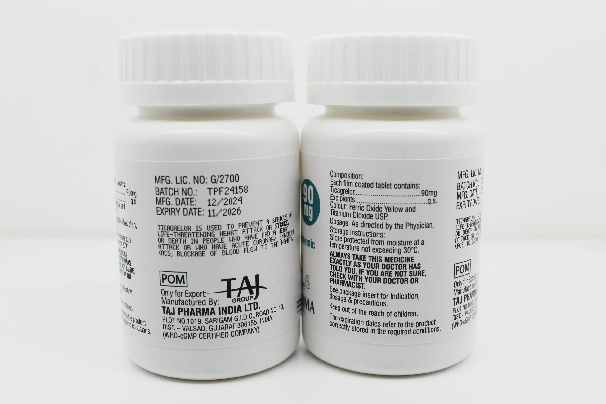 Ticagrelor Tablets 90mg Best Price in Mumbai Maharashtra