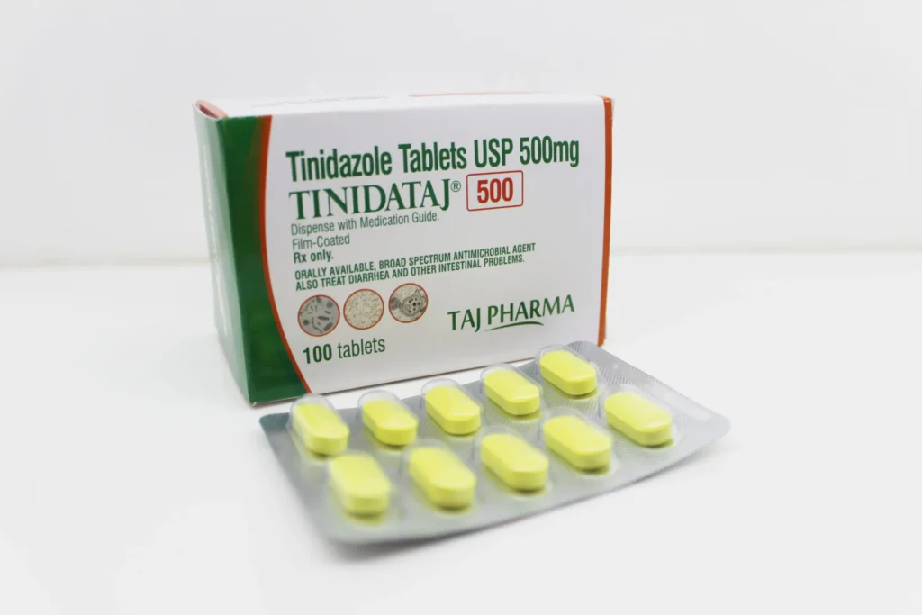 Tinidazole Tablets 500mg (Tinidataj) Manufacturer Supplier and PCD Pharma Franchise