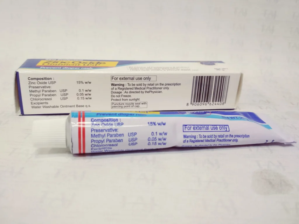 Zinc oxide cream 32% Supplier in Vapi, Gujarat