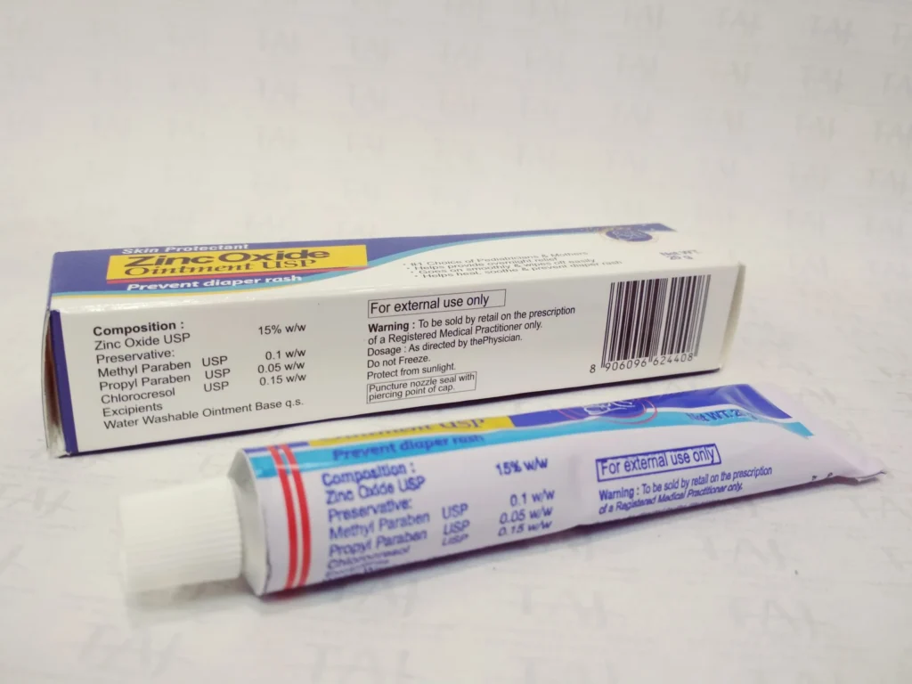 Zinc oxide cream manufacturer in Mumbai