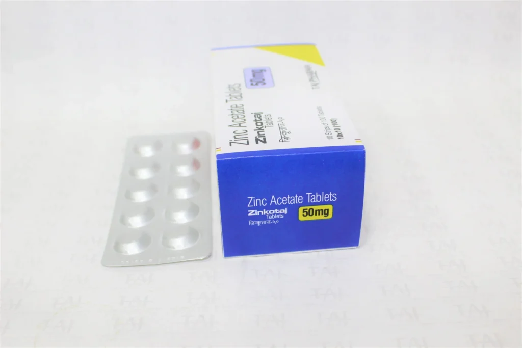 Zinc acetate Tablets 50mg Products in india exporters