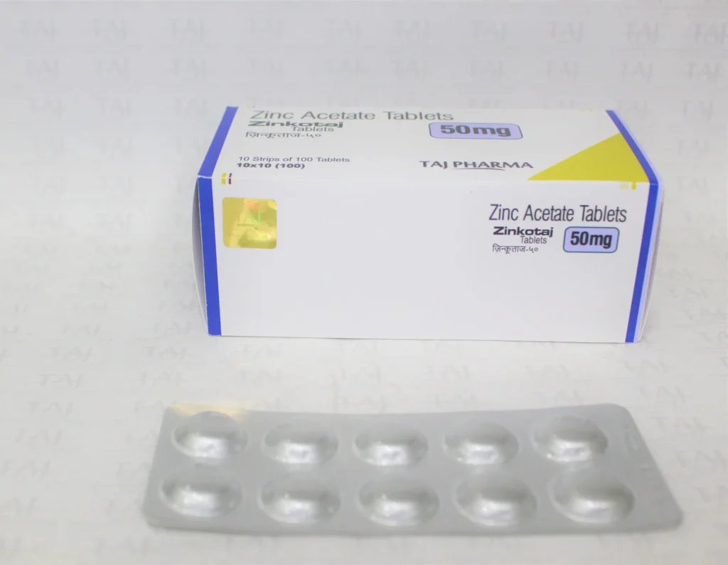 Zinc acetate Tablets 50mg exporters wholesalers