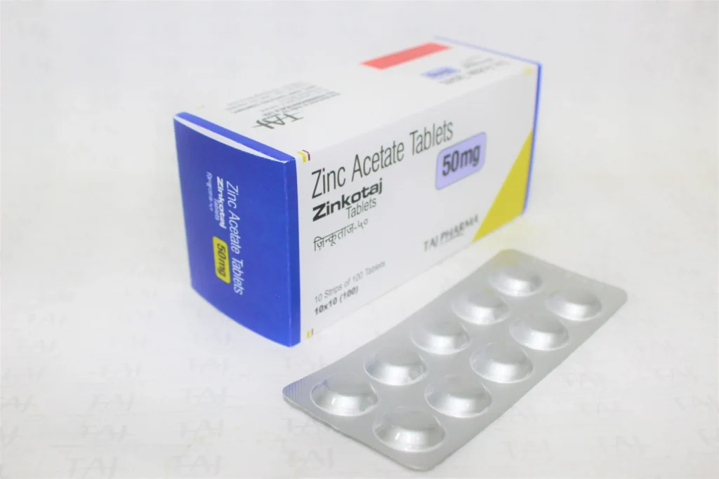 Zinc acetate Tablets 50mg suppliers