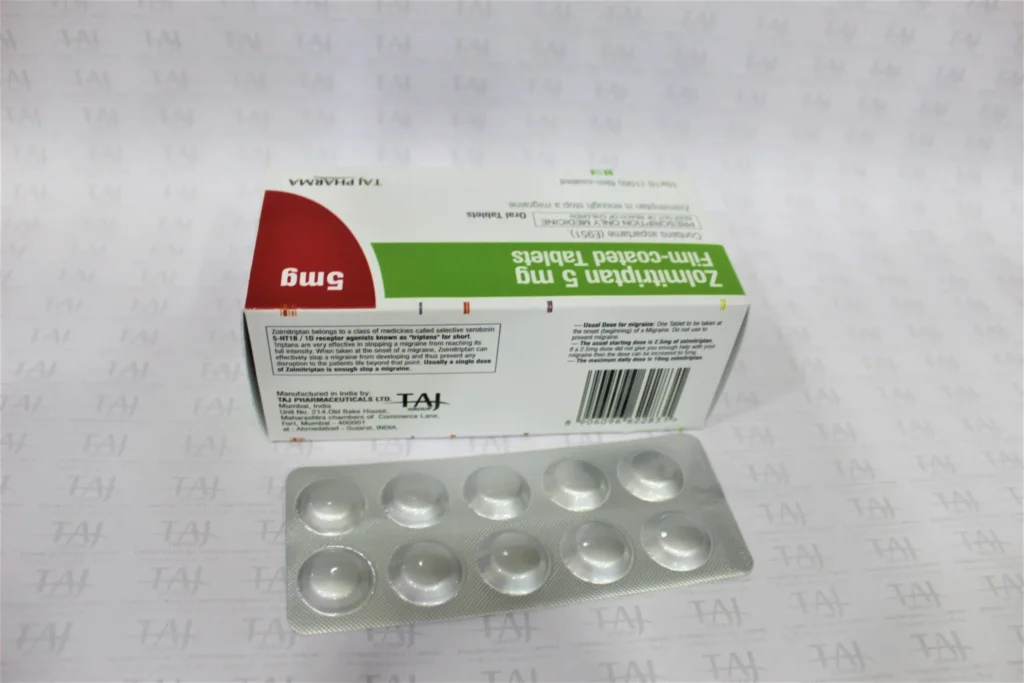 Zolmitriptan Tablets 5mg manufacturing companies from India