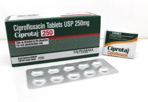 Ciprofloxacin hydrochloride Tablets USP 250mg