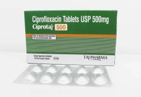 Ciprofloxacin hydrochloride Tablets USP 500mg