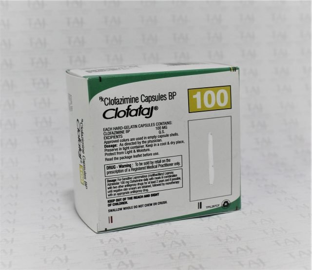  Clofazimine Capsules BP 100mg Taj Pharmaceutical