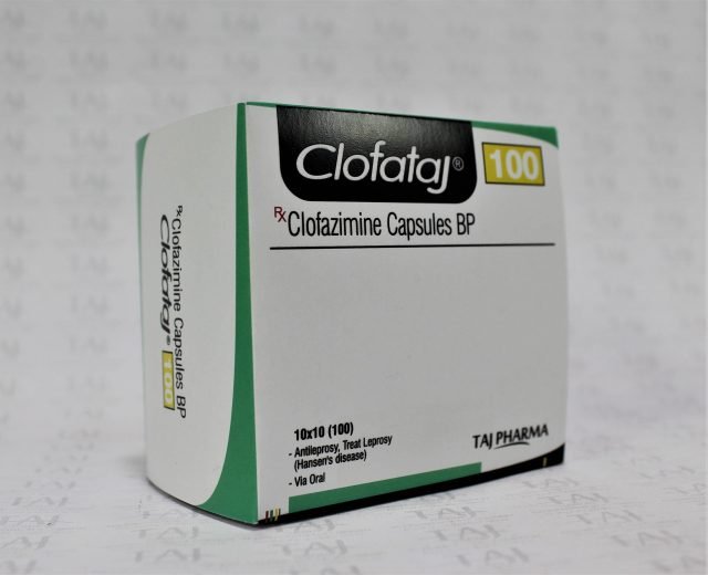  Clofazimine Capsules BP 100mg Taj Pharmaceuticals