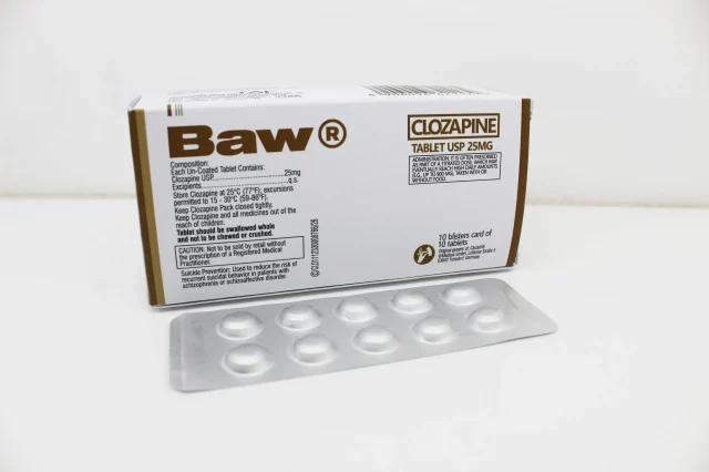 Clozapine Tablets USP 25mg