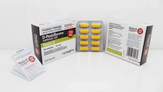 D- Penicillamine250mg Capsules Manufacturers India, Suppliers