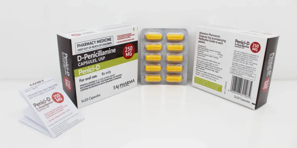 D- Penicillamine250mg Capsules Manufacturers India, Suppliers