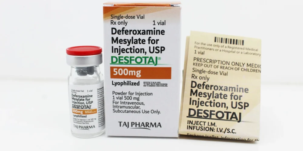 Deferoxamine 500mg (Desfotaj) Manufacturers PAN India, Suppliers