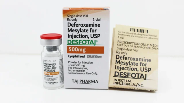 Deferoxamine 500mg (Desfotaj) Manufacturers PAN India, Suppliers