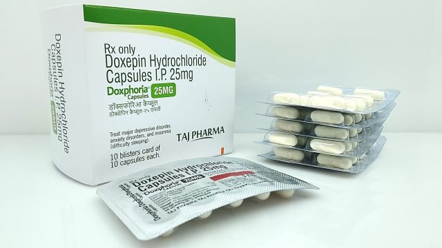 Doxepin Hydrochloride Capsules 25mgManufacturers India & Pioneer Exporters