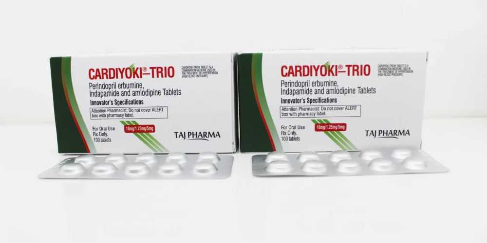 Perindopril erbumine 10mg, Indapamide 1.25mg, Amlodipine 5mg Tablets