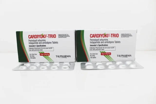Perindopril erbumine 10mg, Indapamide 1.25mg, Amlodipine 5mg Tablets