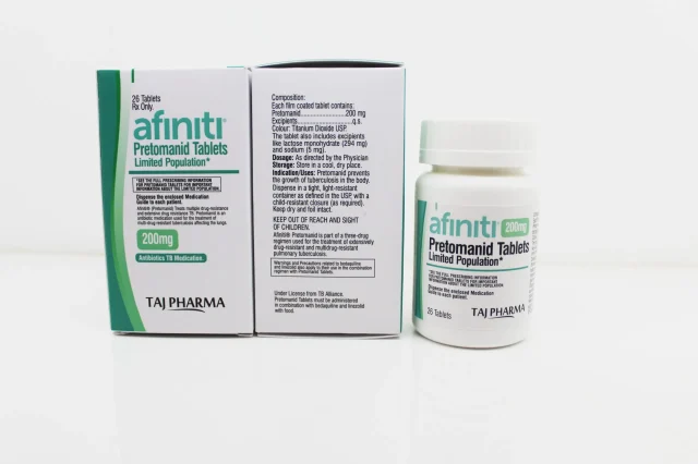 Pretomanid  200mg Tablets 