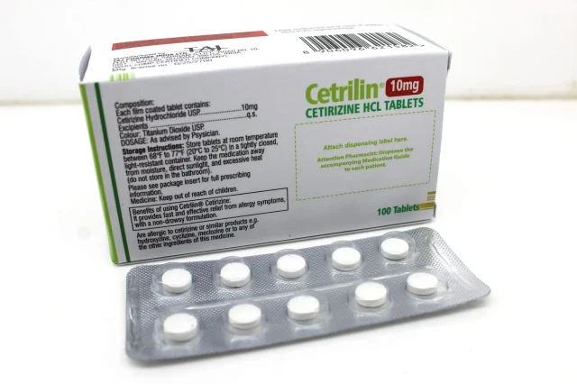 Cetirizine HCL Tablets 10mg