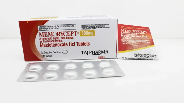 Meclofenoxate Tablets 500mg Manufacturers India & Pioneer Exporters