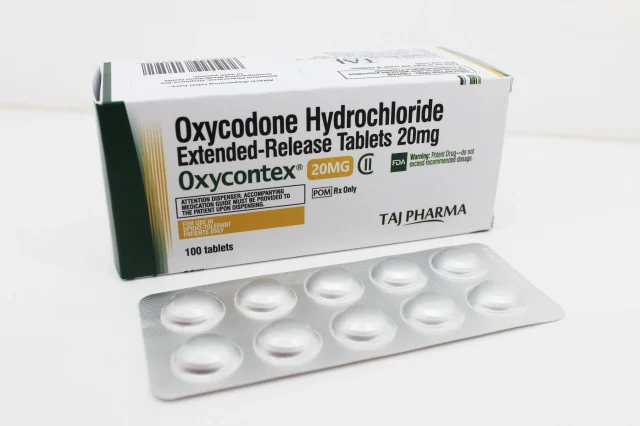 Oxycodone Hydrochloride Extended Release 20mg Tablets