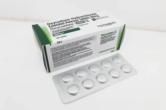 Oxycodone Hydrochloride Extended Release 80mg Tablets