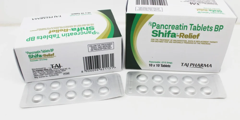 Pancreatin 212.5mg (Shifa) Tablets Manufacturers India, Suppliers