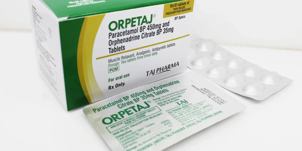 Paracetamol and Orphenadrine Citrate Tablets Manufacturers PAN India, Suppliers