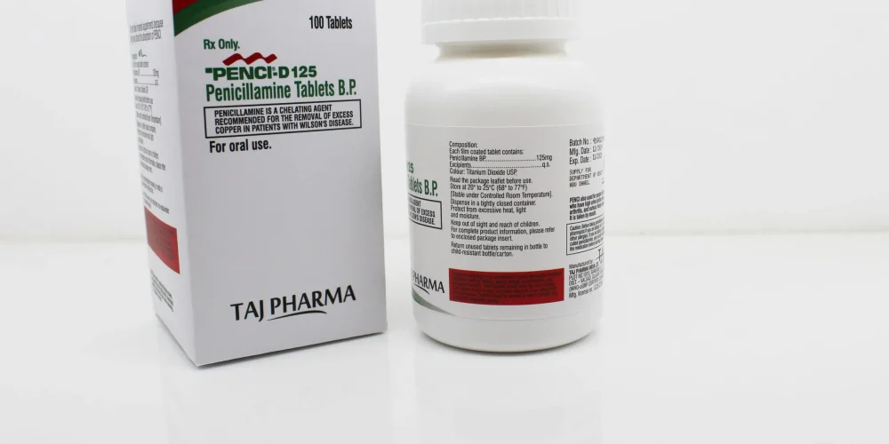 Penicillamine BP 125mg Tablets Manufacturers India &amp; Pioneer Exporters