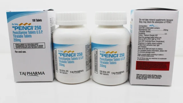 Penicillamine 250mg Manufacturers India & Pioneer Exporters