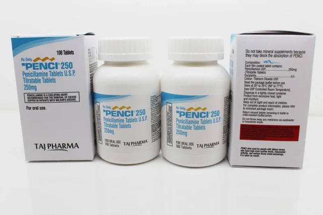 Penicillamine 250mg Tablets 