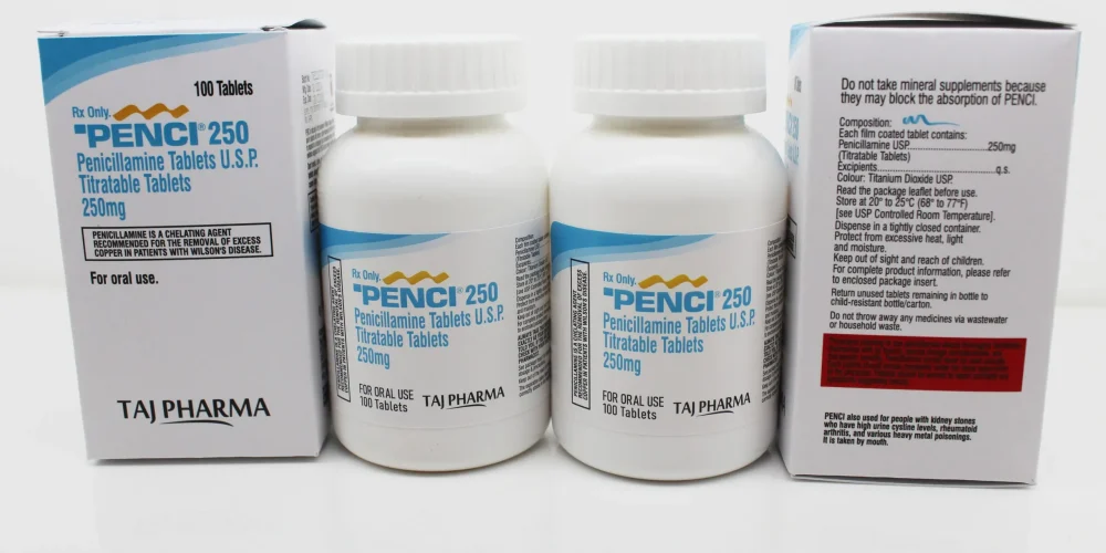 Penicillamine 250mg Manufacturers India &amp; Pioneer Exporters