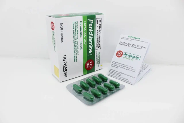 Penicillamine Capsules 125mg 